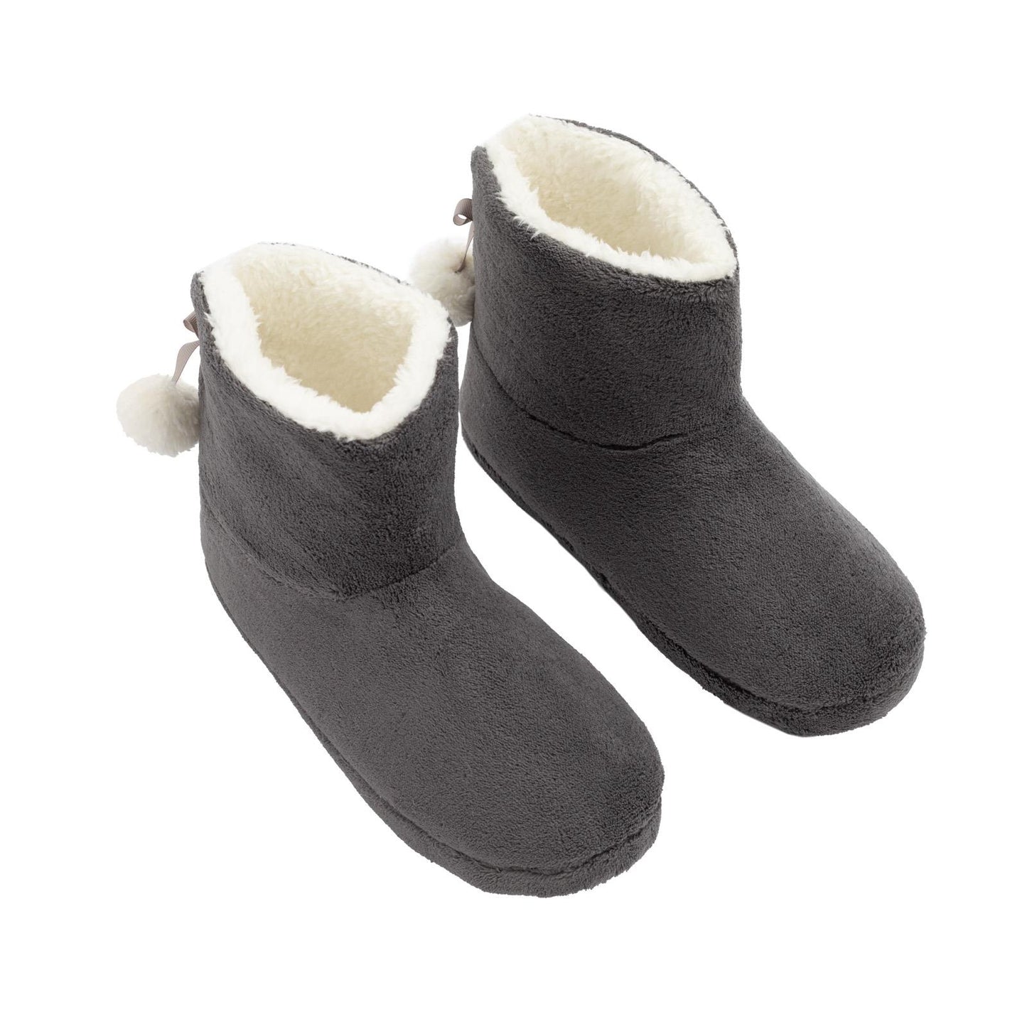 OHS Women Boot Slippers Warm Sherpa Fleece Faux Suede Ladies Girl Winter Booties