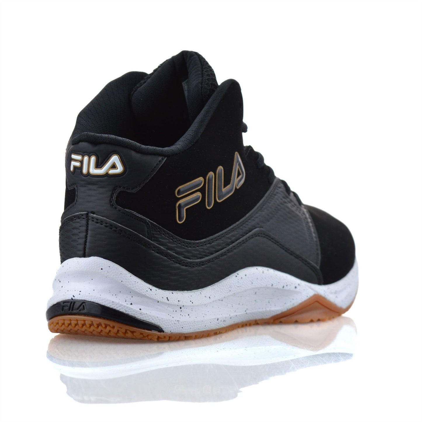 Mens Fila High Top Casual Walking Ankle Boots Basketball Gym Trainers Shoes Size