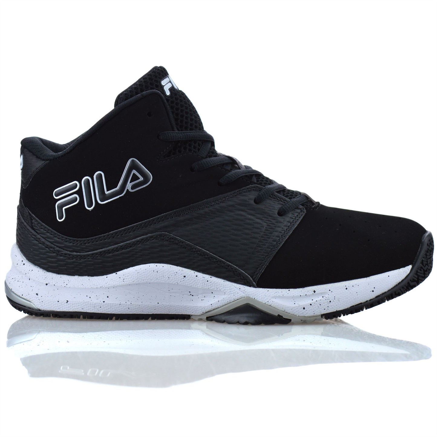 Mens Fila High Top Casual Walking Ankle Boots Basketball Gym Trainers Shoes Size